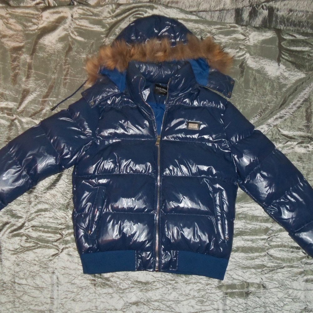 Dolce & Gabbana Bomber Puffer Jacket Size Medium